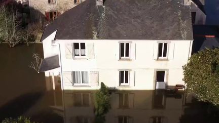 Inondations en Bretagne : les habitants d&rsquo;un quartier de Quimper coincés chez eux