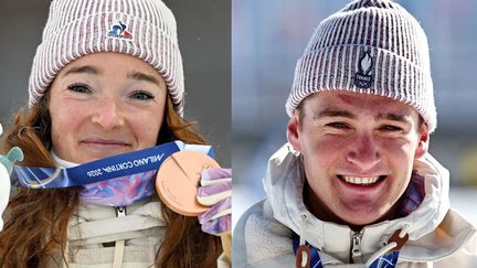 La biathlète Lou Jeanmonnot et le fondeur Mathis Desloges désignés porte-drapeaux de l’équipe de France lors de la cérémonie de clôture des JO 2026