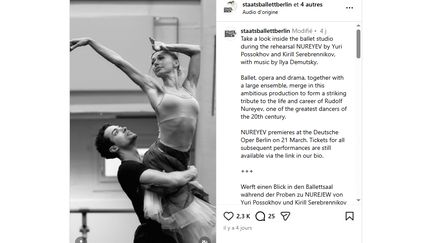 Censuré en Russie, le ballet « Noureev » présenté samedi soir à Berlin