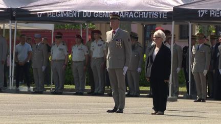 Cérémonie en hommage à l&rsquo;adjudant Florian Montorio : « La nation s&rsquo;incline devant la mémoire d&rsquo;un de ses fils qui a donné sa vie pour elle », s&rsquo;émeut Catherine Vauterin depuis Montauban