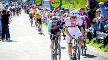 « Paul Seixas m&rsquo;a vraiment impressionné », reconnaît Tadej Pogacar, vainqueur de Liège-Bastogne-Liège
