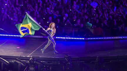 Concert géant de la star latine Shakira sur la plage de Copacabana à Rio de Janeiro