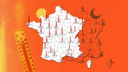+17°C à Brest, +16°C à Nantes, +13°C à Paris, +12°C à Lyon… Visualisez à quel point les températures actuelles sont hors norme pour la saison