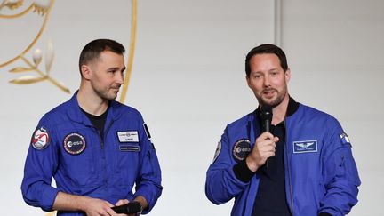 « C&rsquo;est le rêve de ma vie » : Thomas Pesquet et Arnaud Prost « reconnaissants » de l&rsquo;opportunité d&rsquo;aller dans l&rsquo;espace en 2027