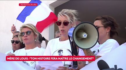 Marche blanche pour Louis à Narbonne : la mère de l&rsquo;adolescent réclame « 30 ans » de prison pour les meurtriers, sans « excuse de minorité »