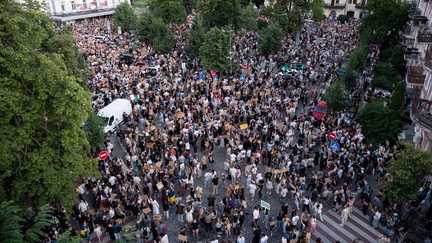 En Ukraine, des milliers de personnes manifestent à Kiev contre l&rsquo;éviction du ministre de la Défense