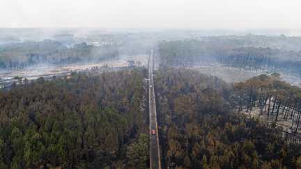 Incendies dans le Sud-Ouest : la vitesse de circulation abaissée dans huit départements en raison de la pollution de l&rsquo;air