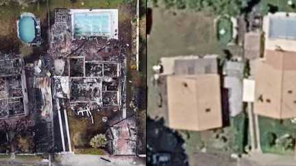 Le Porge, Biscarrosse… L&rsquo;avant-après saisissant des incendies dévastateurs en Gironde et dans les Landes