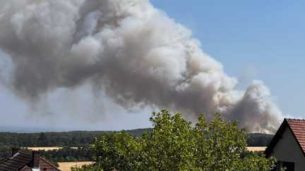 Un violent incendie se déclare au sud de Dijon, 101 pompiers mobilisés