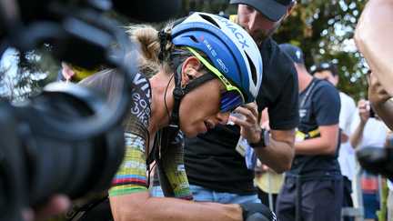 La Française Pauline Ferrand-Prévôt, vainqueure du Tour de France femmes 2025, abandonne avant la 8e étape
