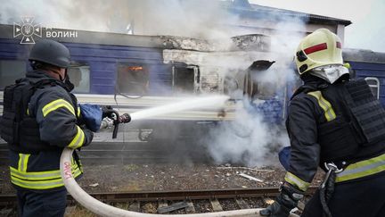 Ce que l&rsquo;on sait de la frappe de drone russe contre un train en Ukraine près de la frontière avec la Pologne