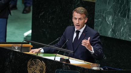 Gaza, guerre en Ukraine, IA… Devant l&rsquo;Assemblée générale de l&rsquo;ONU, Emmanuel Macron a appelé à « ne rien céder »