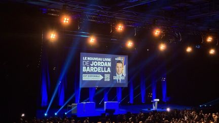 Congrès du Rassemblement national à Orléans : seul candidat, Jordan Bardella est réélu président du parti avec 98,98% des voix